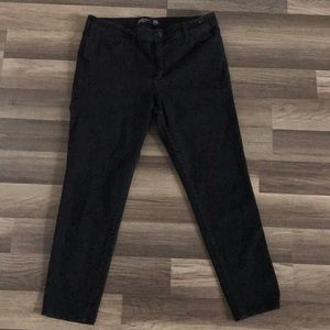 Abercrombie and Fitch black ankle  jeans.